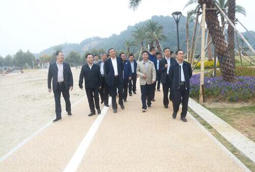 上饒市人大副主任、鄱陽縣縣委書記張禎祥蒞臨新昌南湖西河濕地公園項(xiàng)目