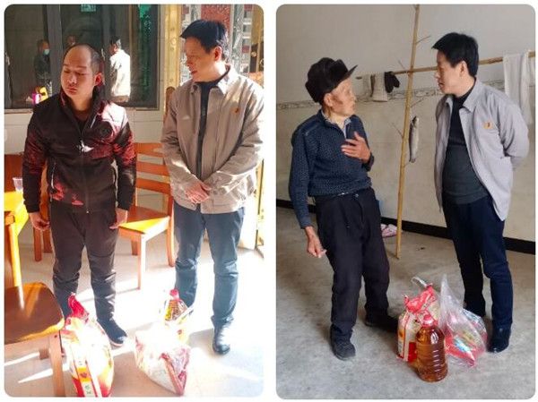 城投集團春節(jié)前走訪慰問結(jié)對幫扶村民